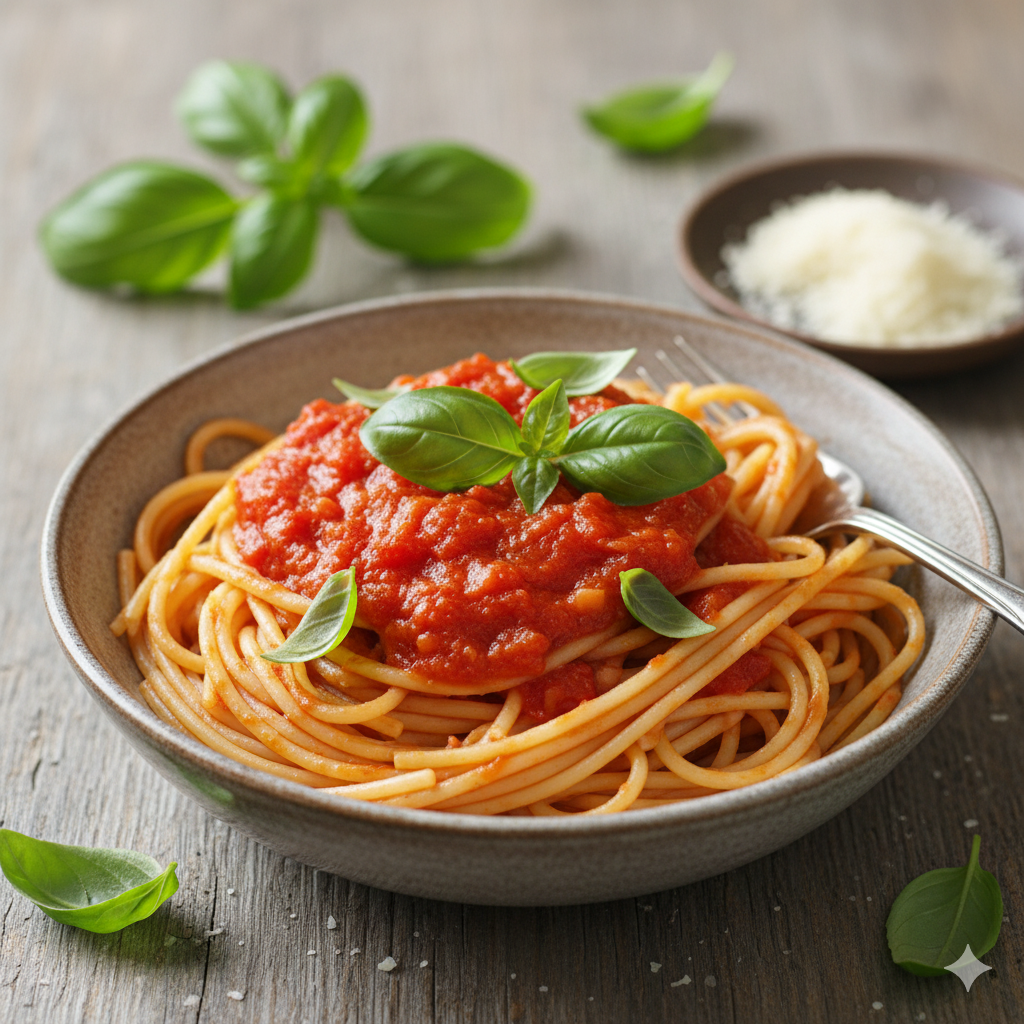 Simple Tomato & Basil Pasta